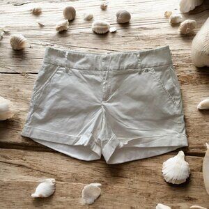 Calvin Klein Womens White Short Shorts Size 10 Cotton Blend Beach Vacation